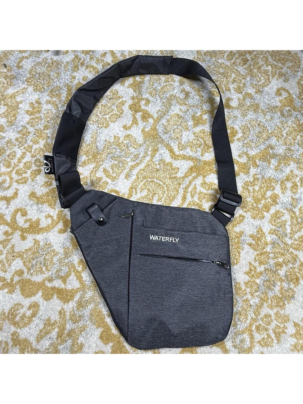 Waterfly Sling Crossbody Chest Bag Slim Anti Theft Over Shoulder Backpack Travel